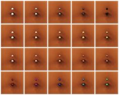 several different colored balls are arranged in rows on a brown background, each with an individual's own image