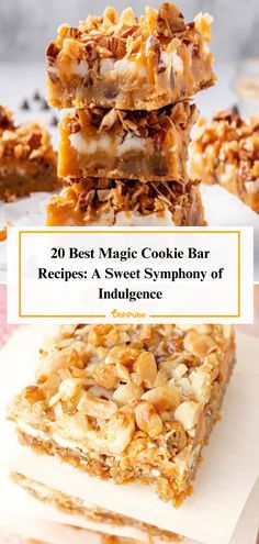 the best magic cookie bar recipes, a sweet symphy of indulence