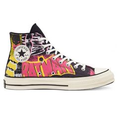 Converse Men's Batman Chuck 70 High '80th Anniversary Canvas Sneakers - Black/Hot Pink/Egert 167317c All Season Lace-Up Closure Slip-Resistant, Lightweight Rubber Sole Classic Rounded Toe Flat Heel New, In Original Box Retro Yellow High-top Sneakers For Streetwear, Converse Sneakers With Logo Print For Streetwear, Yellow Retro Sneakers With Boost Midsole, Yellow High-top Sneakers With Vulcanized Sole For Streetwear, Converse Graphic Print Sneakers For Streetwear, Converse Sneakers With Graphic Print For Streetwear, Retro Yellow Sneakers For Skateboarding, Yellow Retro Sneakers For Skateboarding, Converse High-top Sneakers With Logo Print