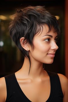 Modern Short Shag, Crop Haircut, Short Shag Haircuts, New Hair Do, Shag Haircuts, Short Shag, Messy Short Hair, Edgy Short Hair, Hair Affair