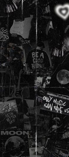 #music#black#aesthetic#edit#vibes#phonewallpaper Black Vibe Aesthetic, Punk Aesthetic Wallpaper, Emo Aesthetic Wallpaper, Cool Black Wallpaper, Black And White Wallpaper Iphone, Iphone Wallpaper Music, Dark Black Wallpaper, Grunge Pictures, Black Wallpaper Iphone Dark