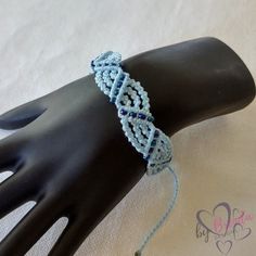 By Brenda Designs | Handmade Beaded Wavy Macrame Bracelet (Blue): - Nwt | Handmade By Me | Made To Order - Bohemian Macrame Bracelet In A Wavy Pattern, Made With Waxed Polyester Cord And Glass Beads - Color: Blue - Adjustable Bracelets Made To Fit Most Adult Wrist Sizes Website: Www.Bybrendadesigns.Com Facebook / Instagram: @Bybrendadesigns Inv/Cp134lw9p Stone Macrame, Bohemian Macrame, Wavy Pattern, Beaded Bracelet Patterns, Bracelet Blue, Macrame Bracelet, Macrame Jewelry, Macrame Bracelets, Blue Bracelet