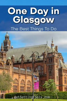 Planning to spend one day in Glasgow, Scotland? Feeling overwhelmed about how to plan your time in the city? We understand; we’ve been in your shoes. There are an astounding number of things to do in Glasgow – and trying to plan a succinct 1-day itinerary is not easy. No need to fret. We are sharing the perfect way to see Glasgow in a day! Day Trip Ideas, Glasgow City Centre, Glasgow City, Best Trip, One Day Trip, European Destinations, Glasgow Scotland