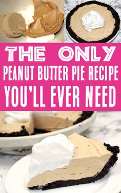 the only peanut butter pie recipe you'll ever need