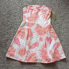 Nwt. There Is One Small Yellow Stain On The Inner Lining Of The Bottom Hem, As Seen In Photo. This Dress Has Never Been Worn, So Maybe It Was Like This From The Time Of Purchase In The Store. Colors: Pink, White, Yellow, Orange, Light Green. Measurements: Pit To Pit - Approx. 16" Waist, Side To Side - Approx. 15.5" Length, Pit To Bottom Of Dress- Approx. 27.5" Smoke Free Home. Cute Beachy Dresses, Beach Hoco Dress, Beachy Hoco Dress, Hoco Dresses 2024, Light Blue Hoco Dress, Yellow Hoco Dress, Light Pink Dresses, Blue Hoco Dress, Brunch Dresses