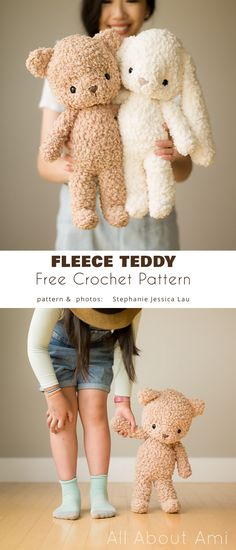 Crochet Skirts, Crochet Teddy Bear, Beginner Crochet Projects, Crochet Amigurumi Free, Crochet Teddy