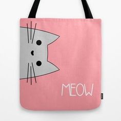 Desain Merek, Love Kittens, Cat Tote Bag, Painted Bags, Cats Tote Bag