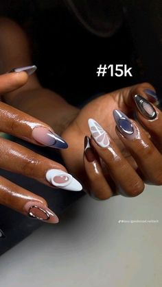 Spunky Nail Designs, Long Almond Nails Designs Fall, Earthy Nail Ideas, Ghana Nails, Art Hacks, Minimal Nails, Classy Acrylic Nails, Nail Powder, Long Square Acrylic Nails