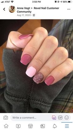 Valentines Day Nails Dip Powder Short, Valentine Dip Nails Ideas, February Dip Nails, Valentines Dip Powder Nails, Trendy Dip Nails, Dipped Powder Nails Ideas, Pink Dip Nails, Dip Nail