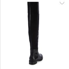 Brand New Sam Edelman Pam- Over The Knee Boots In Black Sam Edelman Boots, Thigh High Suede Boots, Womens Riding Boots, Tall Riding Boots, Leather Heeled Boots, Tall Leather Boots, Fringe Boots, Wide Calf Boots, Leather Riding Boots