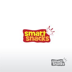 the logo for smart snacks, which is designed to look like it has an image of a