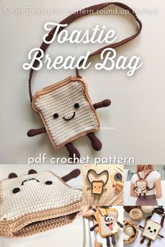 crochet pattern for toastie bread bag