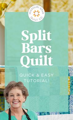 Watch this Simple Split Bars Quilt Tutorial! Jenny Doan demonstrates how to make the sweet n’ simple Split Bars quilt using 2.5 inch strips of precut fabric. Quilt Tutorial Video, Missouri Quilt Company, Quilt Videos