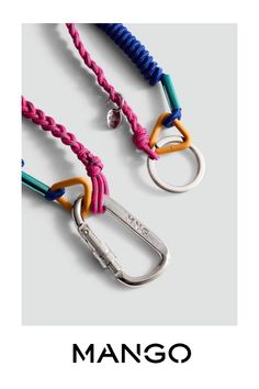 Take advantage of the best discount of the year with Black Friday, Small, Combined design, Carabiner fastening Carabiner Charm Necklace, Mango Keychain, Charm Necklace Carabiner, Necklace Carabiner, Unique Carabiner, Mango Outlet, Blue Ink, Medium Blue, Travel Gifts