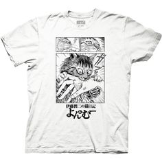 PRICES MAY VARY. BECOME A CAT PERSON: Enjoy geeking out while wearing your favorite Junji Ito's Cat Diary: Yon and Mu merch! FANDOMS ARE THE BEST: Face it, we all love a good fandom. How about representing your favorite manga while rocking this sweet Junji Ito's Cat Diary: Yon and Mu shirt? Our Cat Diary tees are more than just a t-shirt. They are a way to bond with friends. WHAT’S MY SIZE AGAIN?: Forget your size after binging all night? We’ve got you. This cool shirt is available in sizes S–3X Cat Diary, White Clothing, Junji Ito, Graphic Apparel, Cat Person, Crew Neck Shirt, Cat Shirts, Large White, Graphic Shirts