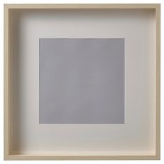 a white frame with a gray square in the middle