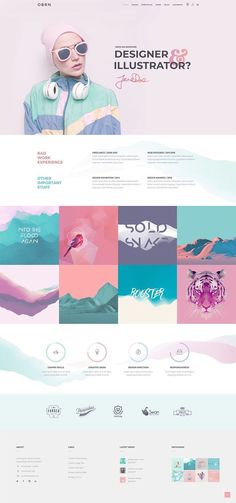 Webdesign inspiration - web design inspiration Freelancer Portfolio, Design Portfolio Layout, Logos Photography, Ui Ux 디자인, Agency Portfolio, Portfolio Theme, Web Portfolio