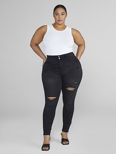 Plus Size Jeans & Denim | Fashion to Figure