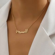 Beautiful New “Mama” Necklace. Great Mother’s Day Gift! Mama Necklace Gold, Missing Mom Quotes, Missing Mom, Great Mother, Mama Necklace, New Mama, Chain Necklaces, Mom Quotes, Chains Necklace