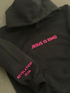 Jesus is King Youth Hoodie – Cheeks & Bubbles Handmade Christian Clothing Brand, Jesus Clothes, Outfit Pieces, Jesus Is King, Christian Hoodies, Faith Clothing, Ocean Pictures, Gildan Hoodie, Aesthetic Clothing