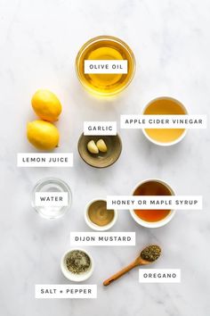 the ingredients to make an apple cider vinegar recipe