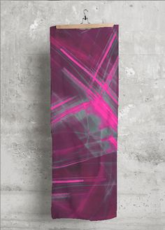 "\"Magenta Midnight\" This lightweight scarf made with soft, luxurious fabric will add a bold, trendy statement to any wardrobe. The abstract painterly fluid brushstrokes of pink and deep magenta mix together. It's a wonderful way to dress up any outfit and wear modern art wherever you go. This expressive artsy design is the perfect accessory to compliment your creative style. * Made from 100% polyester fabric * Smooth surface with low lustre * Very soft hand, lovely drape, mimics silk * Print i Magenta Scarf, Abstract Scarf, Deep Magenta, Artsy Design, Art Scarves, Lightweight Scarf, Soft Hands, Art Moderne, Creative Fashion