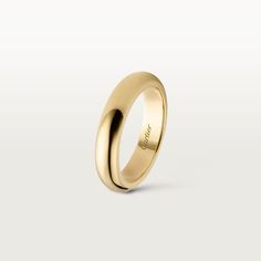 CRB4031300 - 1895 wedding band - Yellow gold - Cartier Cartier Gold Ring, Cartier 1895, Cartier Band, Cartier Wedding Bands, Cartier Wedding Rings, Cartier Gold, Yellow Gold Wedding Ring, Womens Wedding Bands, Gold Wedding Rings