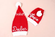 🎅🎀 Wrap Your Little One in Festive Joy! Make this holiday season extra special with our personalized Santa Hat for babies and toddlers! Handcrafted with care, this hat combines festive flair and cozy warmth, making it perfect for your little one's holiday adventures. Each hat is carefully embroidered with your child's name, using premium, soft yarn that's gentle on delicate skin, ensuring a snug, comfy fit through all the celebrations. 📸 Whether for capturing adorable holiday photos, giving a Embroidered Christmas, Christmas Hat, Gift For Kids, Holiday Photos, Soft Yarn, Santa Hat, Baby Hats, Kid Names, Little One