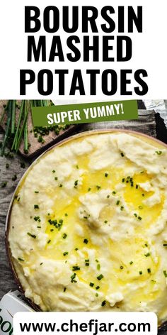 Elevate your mashed potatoes with creamy Boursin cheese. A flavorful side dish that's sure to impress! Boursin Mashed Potatoes, Boursin Cheese Recipes, Boursin Recipes, Boursin Cheese