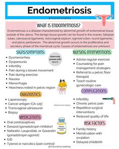 the endomeerists poster is shown in blue and pink, with information on it