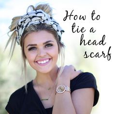 Do you guys have scarves that are just sitting in your closet waiting to be worn again?! Have no fear but we are here to show you how to wear them in the summer time! One of our favorite ways is a … Tie A Head Scarf, How To Wear Headbands, Headbands For Short Hair, Head Scarf Tying, Hair Scarf Styles, Head Scarf Styles, Pigtail Hairstyles, Bandana Hairstyles, Head Hair