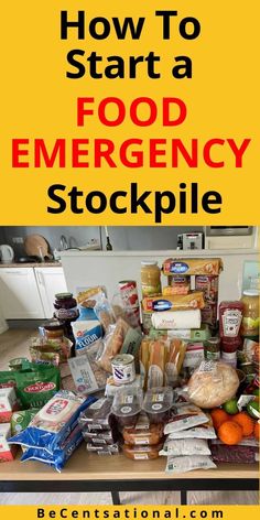 How to Stock on food with a 2 week food supply list Homestead Stockpile, Food Supply List, Emergency Food Kit, Storm Preparedness, Prepper Pantry, Best Survival Food, Food Kit