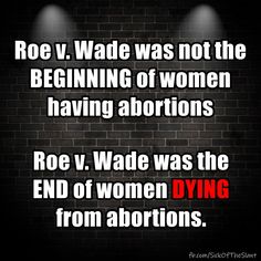 a brick wall with three spotlights and the words, rose v wade was not the beginning