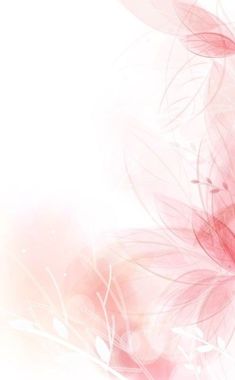 an abstract background with pink flowers and leaves