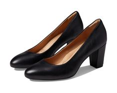 Sofft Parisa | Zappos.com Formal Shoes For Women Heels, Black Formal Footwear Women, Black Court Heels, Comfy Black Heels, Black Work Heels, Black Classy Heels, School Shoes Black Heels, Corporate Shoes Women, Classy Shoes Women