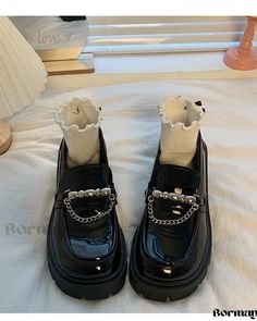 Bormay - Elegant and Versatile Slip-On Footwear with Distinctive Character, Square Toe Design, and Stylish Chunky Heel Chain Accent Heels Chunky Heel, Zapatos Mary Jane, Heels Chunky, Rough Heels, Elegant Heels, Design Square, Peep Toe Sandals, Stiletto Sandals, Mary Jane Shoes