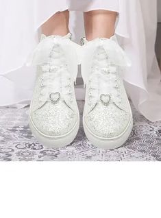 JJ's House Lace-up Rhinestone Women's Flat Heel Wedding Fall Bridal Shoes Wedding Sneakers Glitter Zipper Round Toe Wedding Shoes. #JJ's House #Laceup #Rhinestone #Women's #FlatHeel #Wedding #Fall #BridalShoes #WeddingSneakers #Glitter #Zipper #RoundToe #WeddingShoes Wedding Shoes Glitter, Wedding Tennis Shoes, Wedding Shoes Sneakers, Glitter Wedding Shoes, Rhinestone Wedding Shoes, Shoes Glitter, Pearl Bride, Wedding Sneakers, Glitter Flats