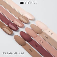 ✔ Farbgel-Set mit den schönsten Nude-Farben✔ vegan✔ 5 Farben Dark Nails, Nude Color, Nude Nails, Collage, Nails, Makeup, Hair, Pins, Quick Saves