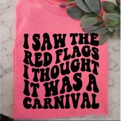 Cute Design ! Custom Made And Will Ship Within A Few Days! On Gildan Unisex Short Sleeve Sublimation Check Out My Page For More Designs Bling Tee Shirts, Country Tees, Neck Bow, Red Flags, Christian Tees, Custom Ties, Top Funny, Red Flag, Flag Shirt