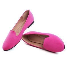 PRICES MAY VARY. ✅[MATERIAL]:Material:Faux nubuck Leather and rubber ✅[DESIGN]:this flats with 21 colors for you,the size from us 3.5-us 9.5; ✅[LIGHTWEIGHT]:this ballets flats is Easy To Slip On/Off and comfortable to walk a long way ✅[OCCASION]:the pointed toe flats suit for walking,working,cosplay,shopping and other casual occasion; ✅[100% SATISFACTION GUARANTEED]During the shipping,the package maybe damaged,stained,and the shoes maybe deformed and stained by the squeeze.and because the shoes Pink Suede Flats, Hot Pink Loafers, Cosplay Shopping, Pink Loafers, Barbie Vibes, Work Shoes Women, Pumps Shoes, Pointed Toe Flats, Pink Heels