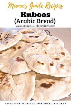 Khubz Recipe, Arabic Bread, Pita Bread Recipe, Middle East Recipes, Breakfast Bread Recipes, Baking Bread Recipes, Egyptian Food, Flatbread Recipes, Eastern Cuisine