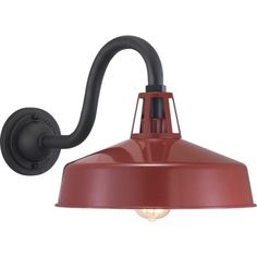 an image of a red light fixture