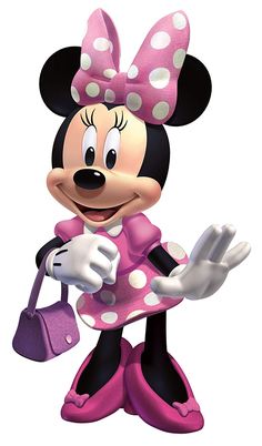 a minnie mouse figurine with polka dots on it's head and arms