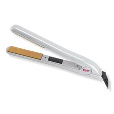 Silver Pearl 1'' Ceramic Flat Iron - Chi | Ulta Beauty Flat Iron Chi, Floating Plates, Ceramic Flat Iron, Hair Locks, Shiny Hair, Flat Iron, Silver Pearls, Ulta Beauty, Ceramic Plates