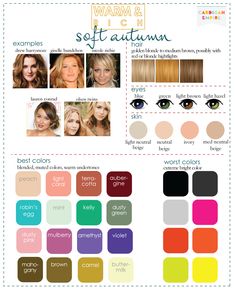 Color Analysis 3 Degrees of Warm & Rich Hair Color Analysis, Soft Autumn Color Palette, Soft Summer Palette, Soft Summer Color Palette, Soft Summer Colors, Light Salmon, Deep Autumn, Skin Color Palette, Summer Color Palette