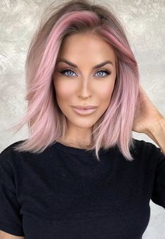 Platinový Blond, Penteado Cabelo Curto, Short Hairstyle, Cool Hair Color, Hair Color Trends, Hair Today, Great Hair, Blonde Hair Color