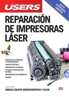 an image of a printer with the words reparacion de impresoras laser