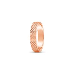 Mens Honeycomb Textured Rose Gold Wedding Ring Alternative Wedding Rings Wedding Rings Halo