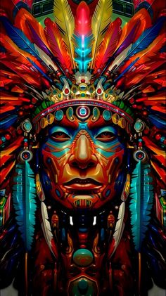 Mexican Artwork Wallpaper, Mexican Artwork Traditional, Aztec Warrior Painting, Mexican Aztec Warrior Tattoo, Mexican Surrealism, Native American Surrealism, Native American Drawing, Hispanic Art, Egypt Concept Art