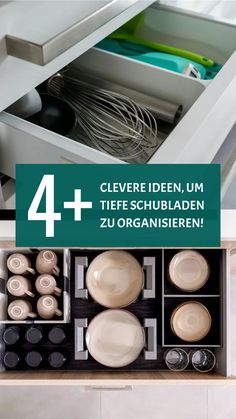 Entdecke 4 kreative Ideen, um tiefe Schubladen zu organisieren und Ordnung zu schaffen. Ob in der Küche für Gewürze oder im Büro für Kleinkram – unsere Tipps helfen dir, den Platz optimal zu nutzen. Organisation